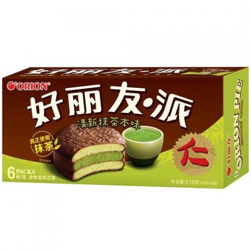 ORION Choco Pie -Matcha 6*36g