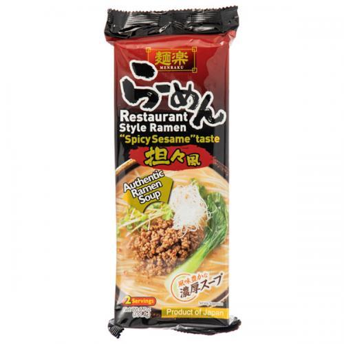 Hikari Menraku  Spicy Sesame Tantan Style Ramen Noodles, 191 g