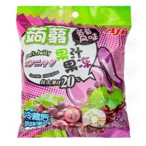 AJI Fruit Jelly Grape Flavor 120g