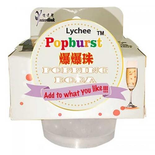 YJW Popburst Popping Boba Lychee Flavour 130g