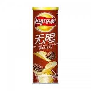 Lays Black Pepper Rib Eye Steak Flavour 90g