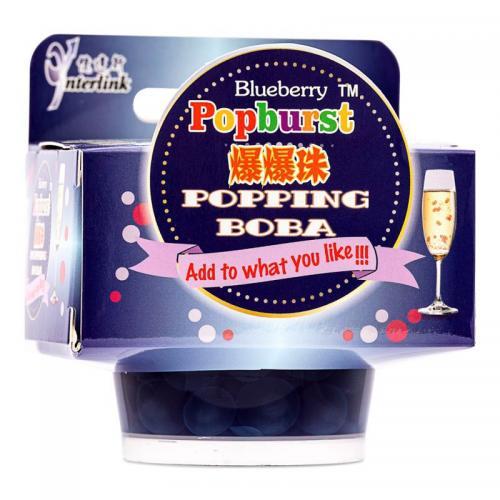 YJW Popburst Popping Boba Blueberry Flavour 130g