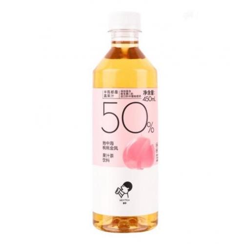 Hey Tea Peach Oolong Tea 450ml