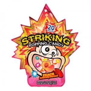 Striking Peach Popping Candy 30g