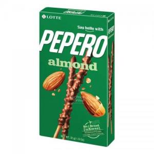 Lottle 乐天Pepero Almond果仁巧克力棒 36g