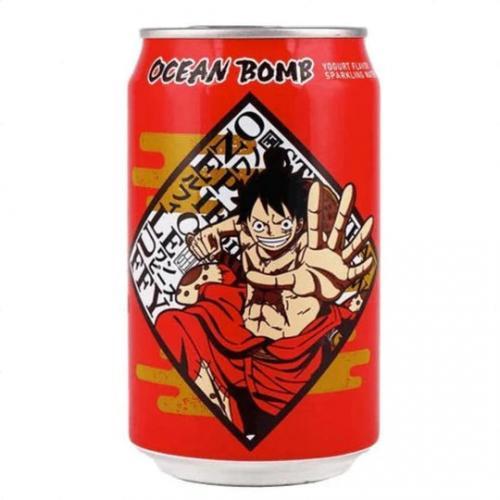 Ocean Bomb One Piece Luffy Yoghurt Flavoured Sparkling Water Drink 330ml