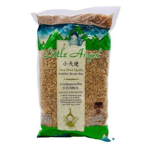 Little Angel Thai Brown Jasmine Rice 1kg