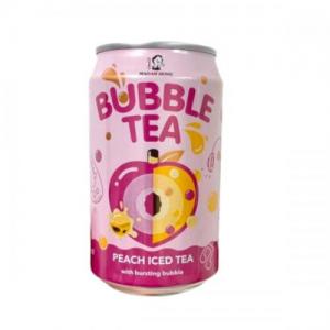 Madam Hong Bubble Tea Peach Iced Tea With Bursting Bubble 315ml