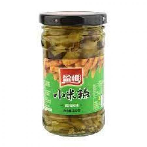 YP Pickled Green Chillis 220g