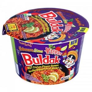 Samyang Hot Chicken Buldak Ramen Bowl-Habanero Chilli Lime 105g