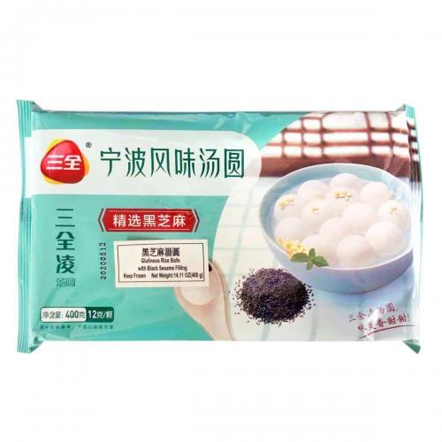 SANQUAN Black Sesame Glutinous Rice Balls 400g