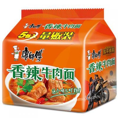 Master Kong Spicy Beef Noodles 5*100g