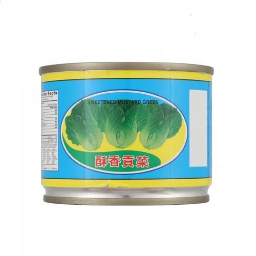 Pigeon Brand Pickled Sweetened Mustard Green In Soy Sauce 230g
