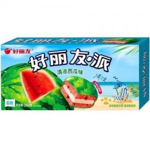好丽友清凉西瓜派6枚 204g