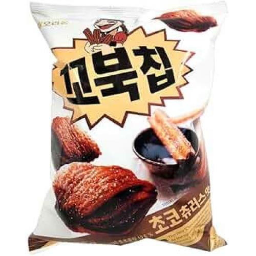 Orion Turtle Chips Chocolate Flavour Fried Pastries Churros 80g
