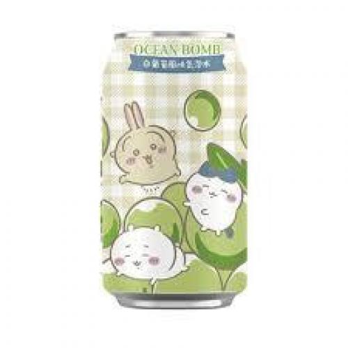 YHB Ocean Bomb Chiikawa White Grape Flavour Sparkling Water 330ml