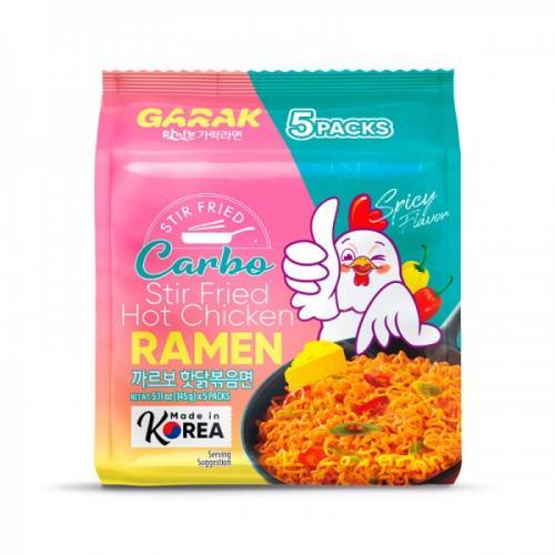 Garak Carbo Stir Fried Hot Chicken Ramen 145g*5