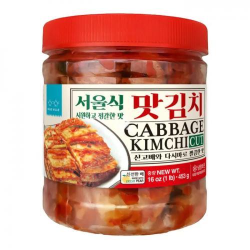 Blue Ville Cabbage Kimchi Cut 453g