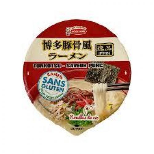 Acecook Ippin Instant Rice Noodle in Bowl - Tonkotsu Flavour 63g