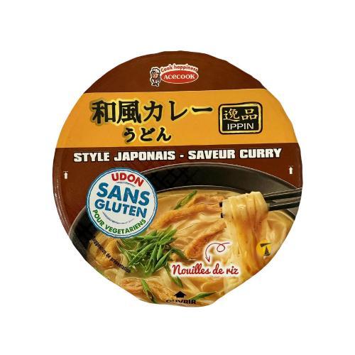 Acecook Ippin Instant Rice Noodle in Bowl - Curry Flavour 63g