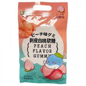 JingJingLeDao peach Flavor Peeling Gummy 80g