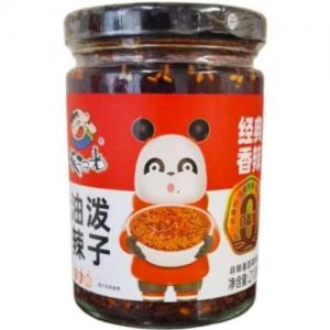 饭扫光经典香辣油泼辣子 210g