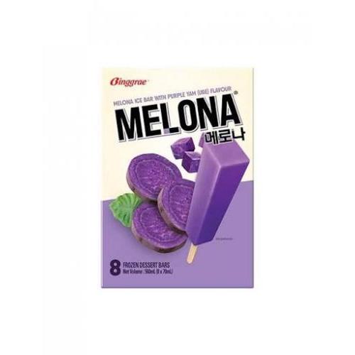 Melona frozen plant based ice stick Ube 4*70m