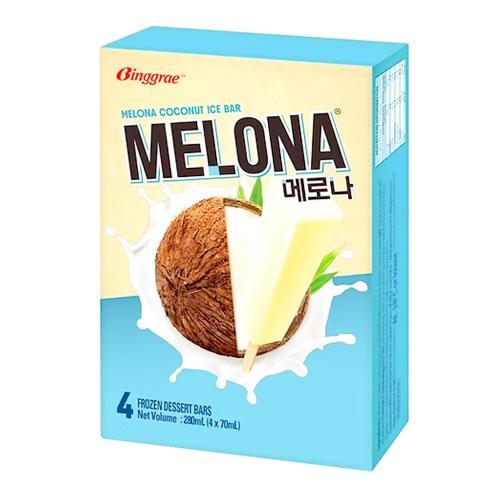 Melona frozen plant based ice stick Coconut 4*70ml