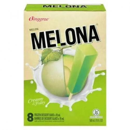 Melona frozen plant based ice stick melon 4*70ml