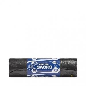 Buffalo Refuse 70L Drawstring Sacks 10 Pack