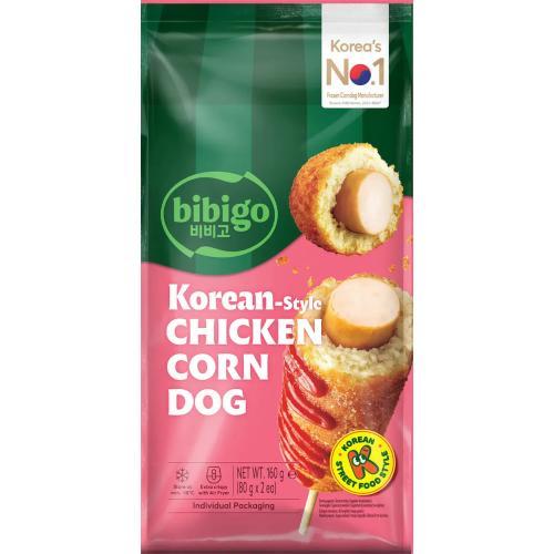 Bibigo Chicken Crispy Corn Dog (80gx2) 160g